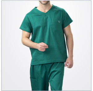 스크럽 세트 유니폼 간호 녹색 간호사 의사 유니폼 v 넥 의료 스크럽 간호 유니폼 병원 유니폼