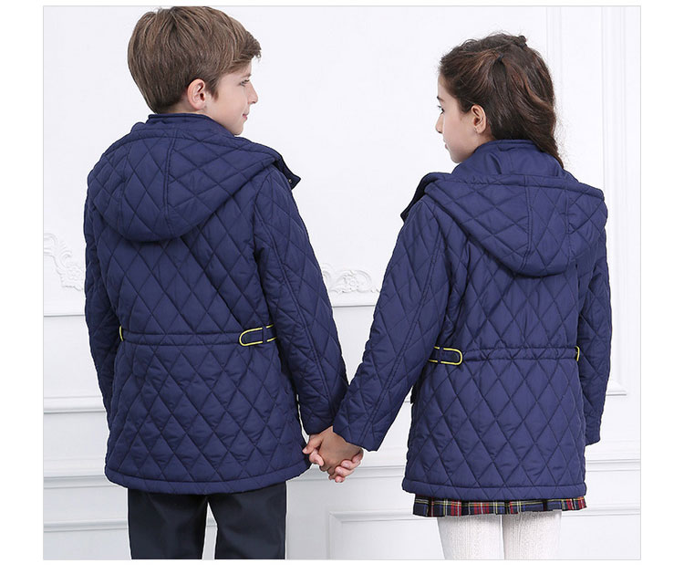 도매 최고의 교복 도매 다운 재킷 겨울 초등학교 교복 코트